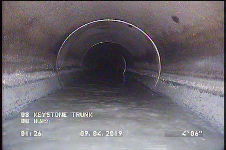 Deposits Attached Grease, 5 %of cross sectional area, from 03 to 09 o'clock, , within 8 inches of joint: YES, Start