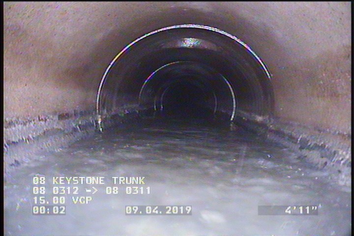 Deposits Attached Grease, 5 %of cross sectional area, from 03 to 09 o'clock, , within 8 inches of joint: YES, Start