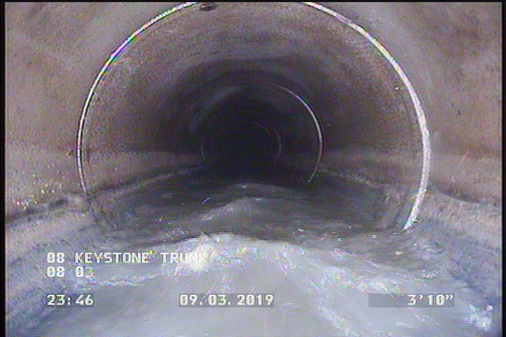 Deposits Attached Grease, 0 %of cross sectional area, from 04 to 08 o'clock, , within 8 inches of joint: YES, Start