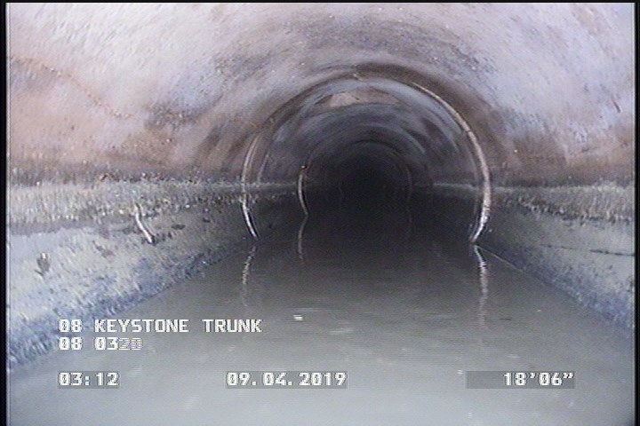 Deposits Attached Grease, 5 %of cross sectional area, from 03 to 09 o'clock, , within 8 inches of joint: YES, Start