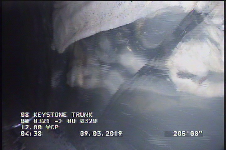 Deposits Settled Compacted, 5 %of cross sectional area, from 04 to 08 o'clock, , within 8 inches of joint: YES