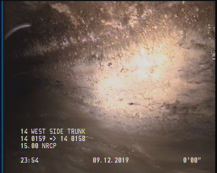 Deposits Attached Grease, 5 %of cross sectional area, from 03 to 09 o'clock, , within 8 inches of joint: YES, Start