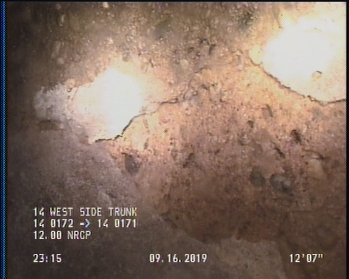 Surface Spalling, from 09 to 03 o'clock, within 8 inches of joint: YES, Start