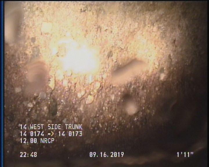 Surface Aggregate Projecting, from 09 to 03 o'clock, within 8 inches of joint: YES, Start