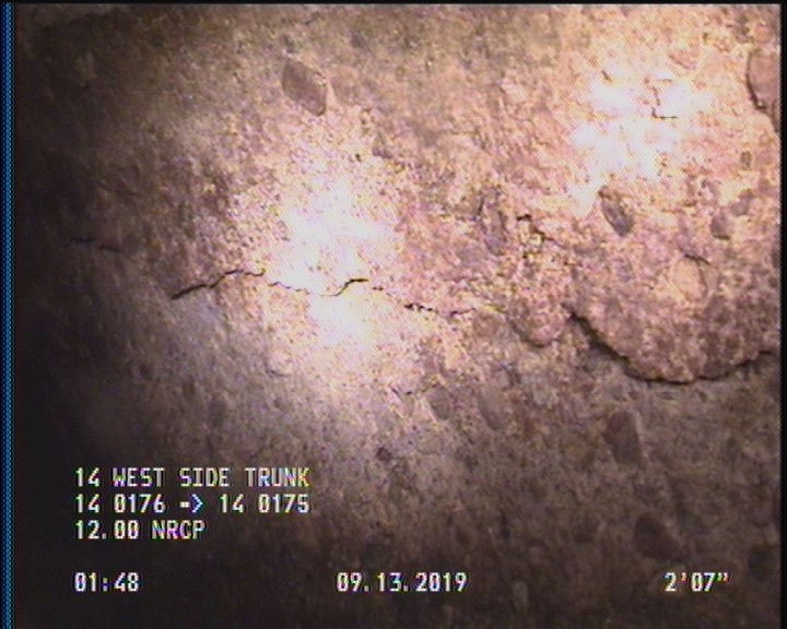 Surface Spalling, from 09 to 03 o'clock, within 8 inches of joint: YES, Start