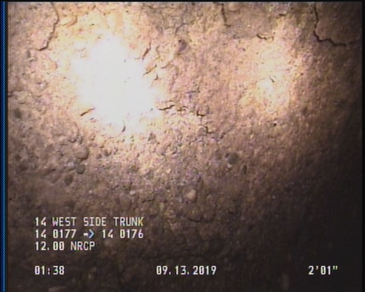 Surface Aggregate Projecting, from 09 to 03 o'clock, within 8 inches of joint: YES, Start