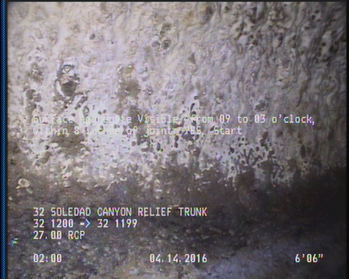 Surface Aggregate Visible, from 09 to 03 o'clock, within 8 inches of joint: YES, Start