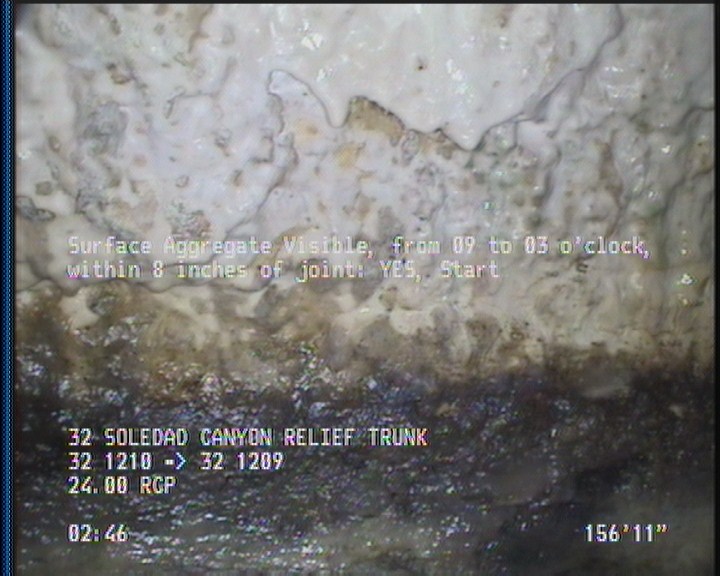 Surface Aggregate Visible, from 09 to 03 o'clock, within 8 inches of joint: YES, Start