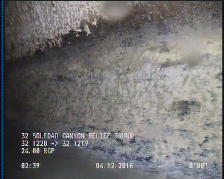 Deposits Attached Grease, 5 %of cross sectional area, from 03 to 09 o'clock, , within 8 inches of joint: YES, Start