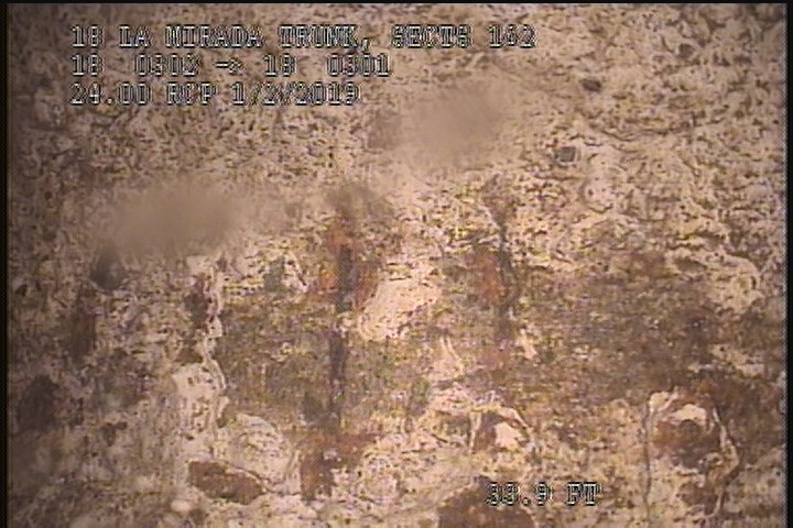 Surface Reinforcement Corroded, at 12 o'clock, within 8 inches of joint: NO