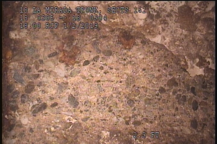 Surface Aggregate Visible, from 10 to 02 o'clock, within 8 inches of joint: NO, Start