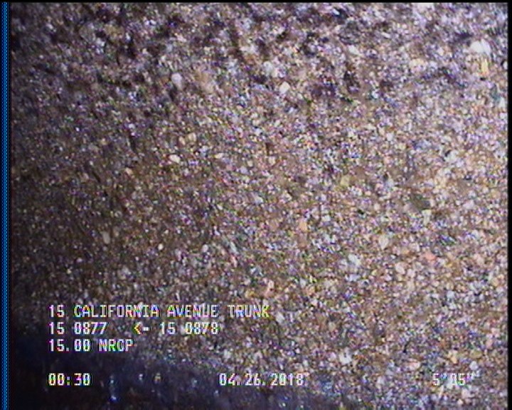 Surface Aggregate Projecting, from 08 to 04 o'clock, within 8 inches of joint: NO, Start