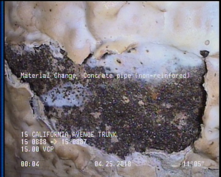 Material Change, Concrete pipe (non-reinfored)