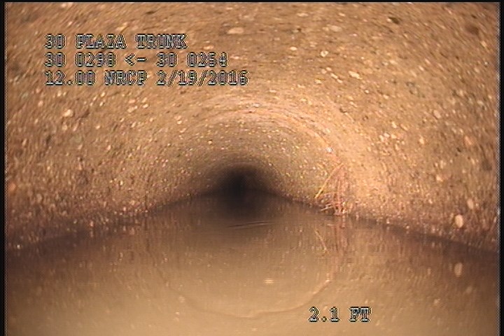 Downstream Manhole, Survey Begins - 9:30 AM