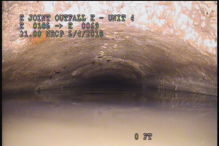 Water Mark, 70 %of cross sectional area