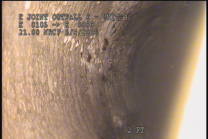 Surface Spalling, from 08 to 04 o'clock, within 8 inches of joint: YES