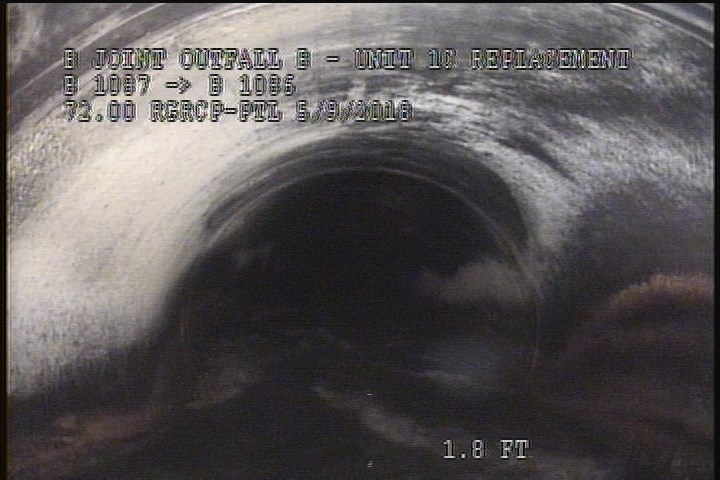 Upstream Manhole, Survey Begins - 11:31 AM