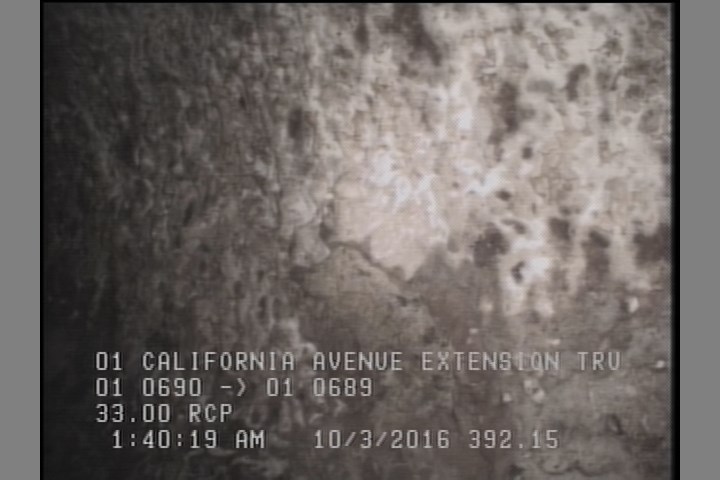 Surface Aggregate Projecting, at 09 o'clock, within 8 inches of joint: NO