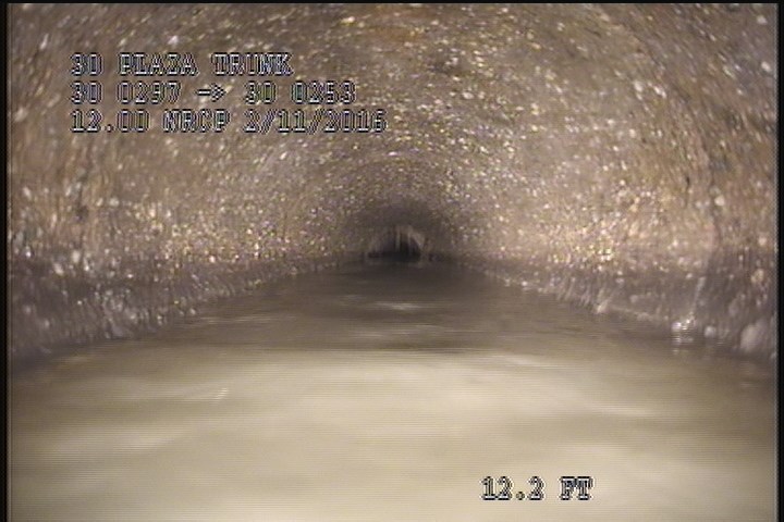 Water Level, Sag in pipe, 35 %of cross sectional area, Start
