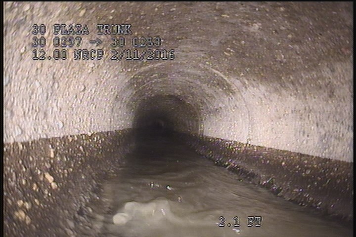 Upstream Manhole, Survey Begins - 10:50 AM