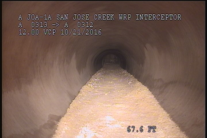 General Observation - 20% MAG COAT/DEBRIS @ THE BOTTOM OF THE PIPE, START