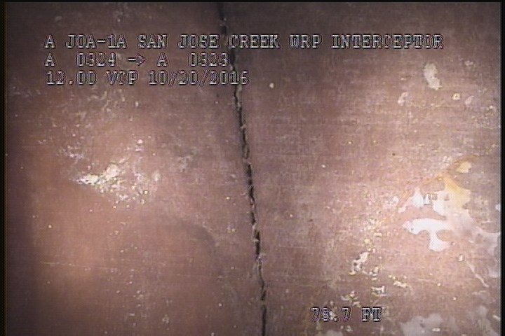 Downstream Manhole, Survey Ends - 10:43 AM