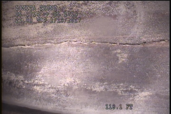 Fracture Spiral, from 01 to 04 o'clock, within 8 inches of joint: NO - SLIGHT