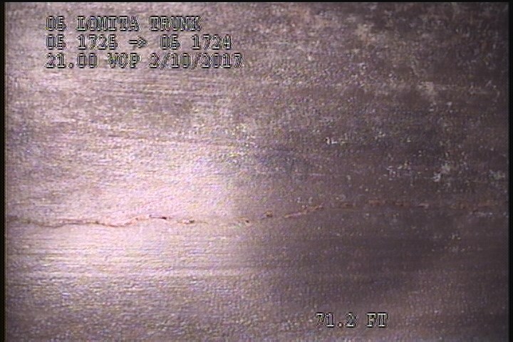 Fracture Spiral, from 02 to 04 o'clock, within 8 inches of joint: YES, Start - SLIGHT