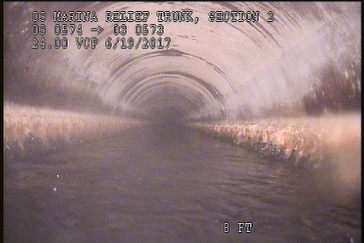 Deposits Attached Grease, 5 %of cross sectional area, from 03 to 09 o'clock, , within 8 inches of joint: YES, Start