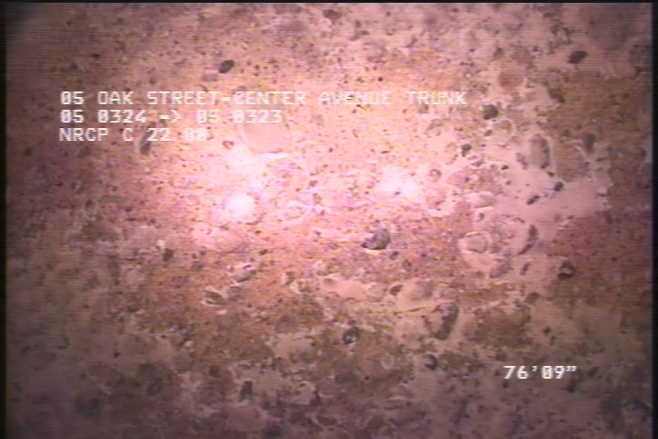 Surface Aggregate Projecting, from 07 to 05 o'clock, within 8 inches of joint: NO, Start - SEVERE AGG