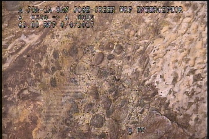 Surface Aggregate Visible, from 10 to 02 o'clock, within 8 inches of joint: YES - SEVERE AGG