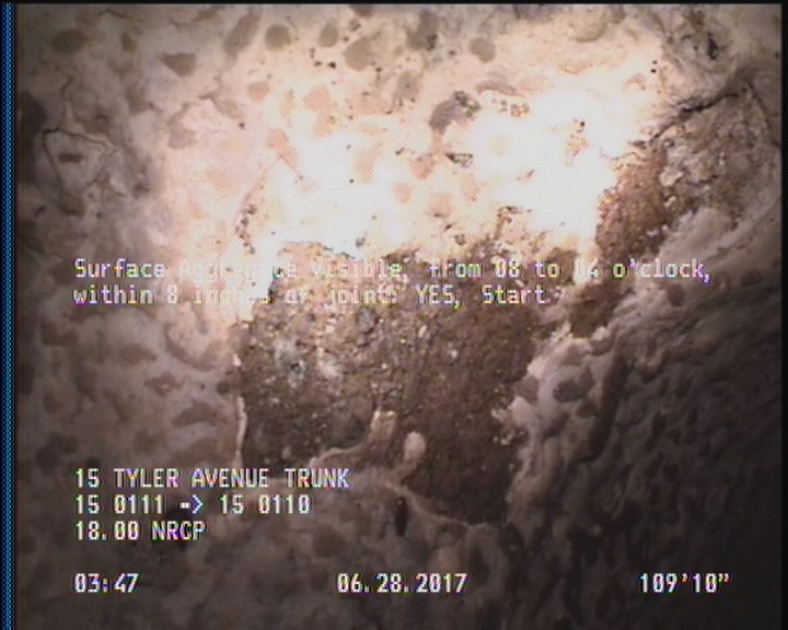 Surface Aggregate Visible, from 08 to 04 o'clock, within 8 inches of joint: YES, Start
