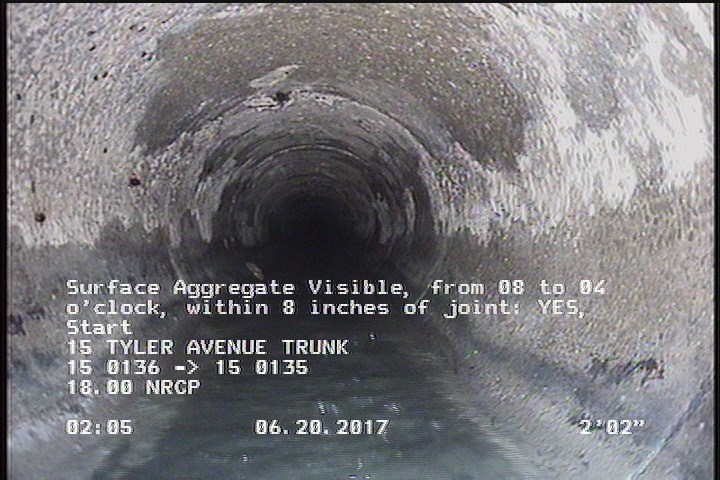 Surface Aggregate Visible, from 08 to 04 o'clock, within 8 inches of joint: YES, Start