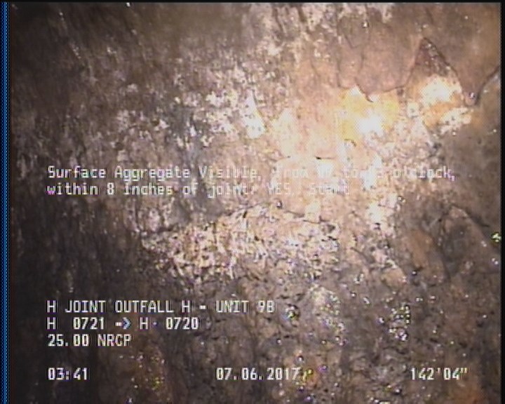 Surface Aggregate Visible, from 09 to 03 o'clock, within 8 inches of joint: YES, Start
