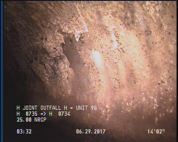 Surface Spalling, from 09 to 03 o'clock, within 8 inches of joint: YES, Start