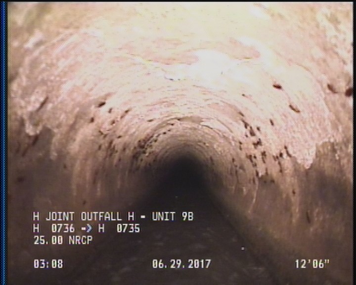Surface Spalling, from 09 to 03 o'clock, within 8 inches of joint: YES, Start