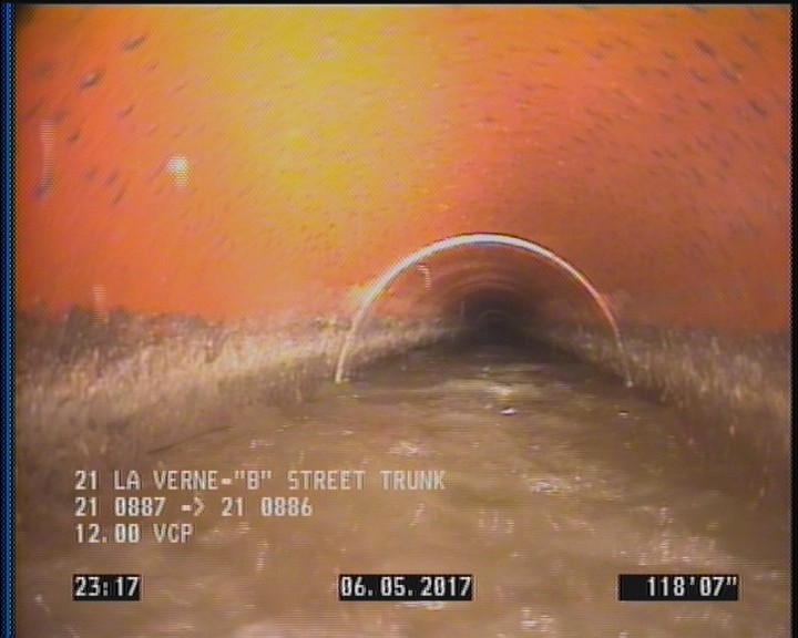 Water Level, Sag in pipe, 10 %of cross sectional area, Start