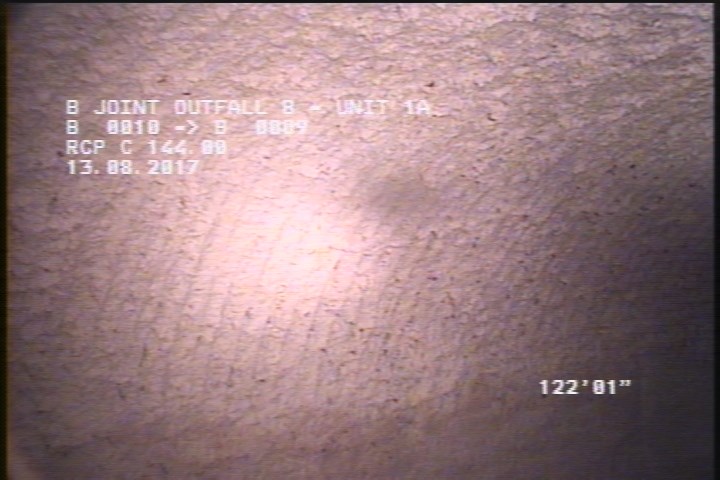 Surface Reinforcement Visible, from 10 to 02 o'clock, within 8 inches of joint: NO - CIRCUM REBAR UNDER MAG COAT
