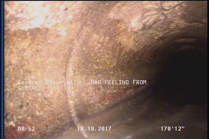 General Observation - MAG PEELING FROM SURFACE