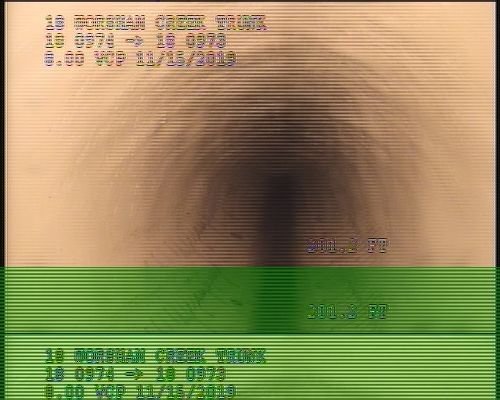 Survey Abandoned - TOP WRINGLES IN LINER CAMERA WILL NOT FIT