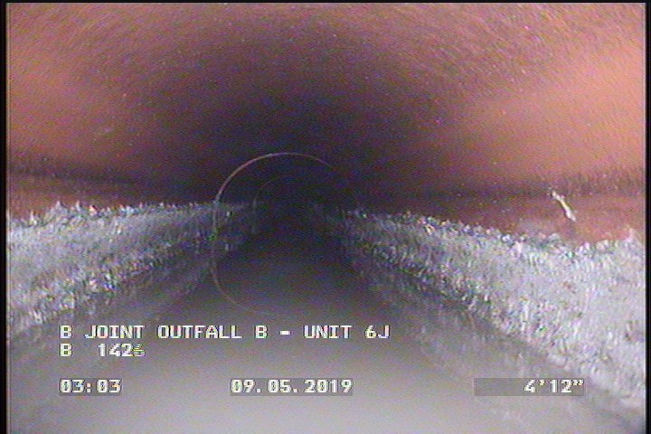 Deposits Attached Grease, 5 %of cross sectional area, from 03 to 09 o'clock, , within 8 inches of joint: YES, Start