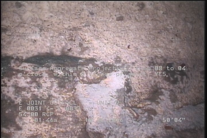 Surface Aggregate Projecting, from 08 to 04 o'clock, within 8 inches of joint: YES, Finish