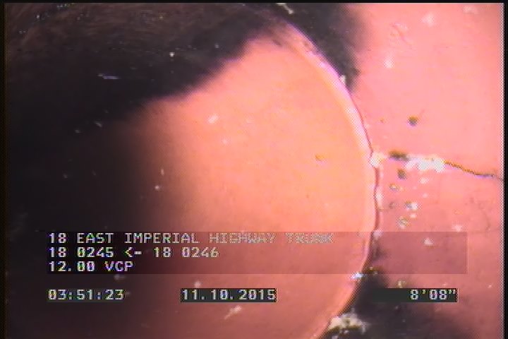 Crack Longitudinal, at 12 o'clock, within 8 inches of joint: YES