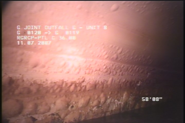 Lining Failure Blistered, from 09 to 03 o'clock, within 8 inches of joint: NO - SMALL