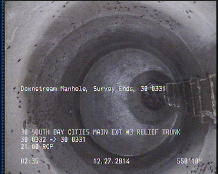 Downstream Manhole, Survey Ends - 30 0331
