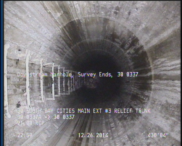 Downstream Manhole, Survey Ends - 30 0337