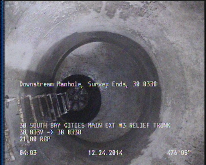Downstream Manhole, Survey Ends - 30 0338