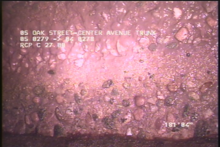 Surface Aggregate Projecting, from 08 to 04 o'clock, within 8 inches of joint: NO - SEVERE AGG