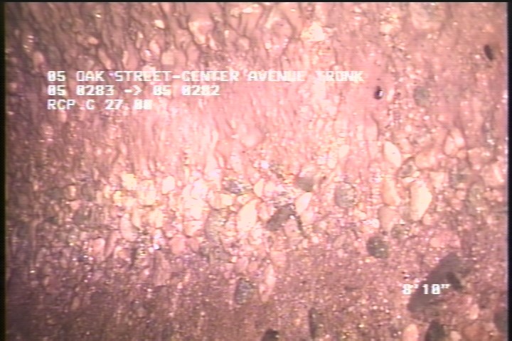 Surface Aggregate Projecting, from 08 to 04 o'clock, within 8 inches of joint: YES, Start - SEVERE AGG