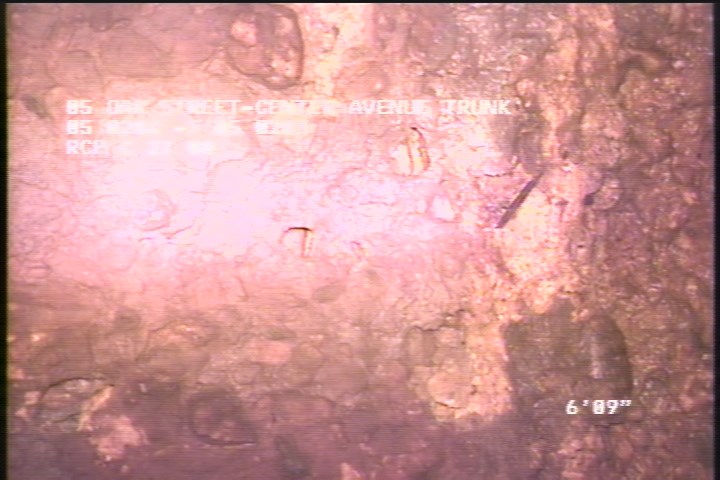 Surface Spalling, from 08 to 04 o'clock, within 8 inches of joint: YES, Start - BLISTERING PEELING CONCRETE